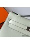 Hermes Kelly Pochette Handmade Bag In Vert Fizz Epsom Calfskin Replica