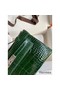 Hermes Kelly Pochette Handmade Bag In Vert Fonce Shiny Alligator Leather Replica