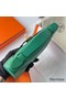Hermes Kelly Pochette Handmade Bag In Vert Vertigo Swift Calfskin Replica