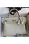 Hermes Kelly Retourne 25 Handmade Bag In Beton Clemence Leather Replica