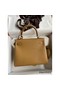 Hermes Kelly Retourne 25 Handmade Bag In Biscuit Clemence Leather Replica