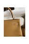 Hermes Kelly Retourne 25 Handmade Bag In Biscuit Clemence Leather Replica
