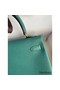 Hermes Kelly Retourne 25 Handmade Bag In Blue Paon Clemence Leather Replica