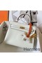 Hermes Kelly Retourne 25 Handmade Bag In Craie Swift Calfskin Replica