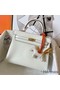 Hermes Kelly Retourne 25 Handmade Bag In Craie Swift Calfskin Replica