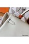 Hermes Kelly Retourne 25 Handmade Bag In Craie Swift Calfskin Replica