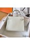 Hermes Kelly Retourne 25 Handmade Bag In Craie Swift Calfskin Replica