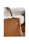 Hermes Kelly Retourne 25 Handmade Bag In Gold Clemence Leather Replica