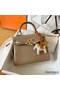 Hermes Kelly Retourne 25 Handmade Bag In Grey Swift Calfskin Replica