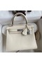 Hermes Kelly Retourne 25 Handmade Bag In Nata Swift Calfskin Replica
