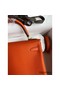 Hermes Kelly Retourne 25 Handmade Bag In Orange Clemence Leather Replica