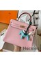 Hermes Kelly Retourne 25 Handmade Bag In Pink Swift Calfskin Replica