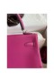 Hermes Kelly Retourne 25 Handmade Bag In Rose Purple Clemence Leather Replica