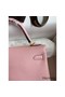 Hermes Kelly Retourne 25 Handmade Bag In Rose Sakura Clemence Leather Replica