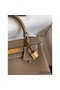 Hermes Kelly Retourne 25 Handmade Bag In Taupe Clemence Leather Replica