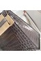 Hermes Kelly Retourne 25 Handmade Bag In Taupe Crocodile Niloticus Shiny Skin Replica