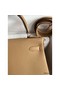 Hermes Kelly Retourne 28 Handmade Bag In Chai Clemence Leather Replica
