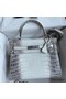 Hermes Kelly Retourne 28 Handmade Bag In Himalaya Crocodile Niloticus Skin Replica