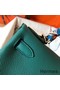 Hermes Kelly Retourne 28 Handmade Bag In Malachite Clemence Leather Replica