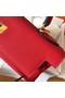 Hermes Kelly Retourne 28 Handmade Bag In Red Clemence Leather Replica