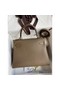 Hermes Kelly Retourne 28 Handmade Bag In Taupe Clemence Leather Replica