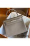 Hermes Kelly Retourne 28 Handmade Bag In Taupe Togo Leather Replica