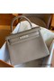 Hermes Kelly Retourne 28 Handmade Bag In Taupe Togo Leather Replica
