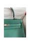 Hermes Kelly Retourne 32 Handmade Bag In Malachite Clemence Leather Replica