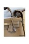 Hermes Kelly Retourne 32 Handmade Bag In Taupe Clemence Leather Replica