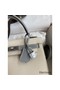 Hermes Kelly Sellier 25 Bicolor Bag in Craie and Gris Mouette Epsom Calfskin Replica