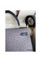 Hermes Kelly Sellier 25 Bicolor Bag in Gris Agate and Blue Ostrich Leather Replica