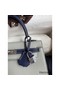 Hermes Kelly Sellier 25 Bicolor Bag in Pearl Grey and Blue Mysore Goatskin Replica