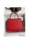 Hermes Kelly Sellier 25 Bicolor Bag in Red and Etain Epsom Calfskin Replica