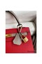 Hermes Kelly Sellier 25 Bicolor Bag in Red and Etain Epsom Calfskin Replica