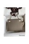 Hermes Kelly Sellier 25 Bicolor Bag in Taupe and Craie Epsom Calfskin Replica