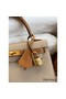 Hermes Kelly Sellier 25 Bicolor Bag in Trench and Gold Epsom Calfskin Replica
