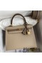 Hermes Kelly Sellier 25 Bicolor Bag in Trench and Taupe Epsom Calfskin Replica