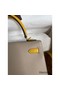 Hermes Kelly Sellier 25 Bicolor Bag in Trench and Yellow Epsom Calfskin Replica