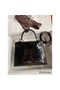 Hermes Kelly Sellier 25 Diamond Bag In Black Crocodile Niloticus Shiny Skin Replica