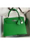 Hermes Kelly Sellier 25 Handmade Bag In Bambou Epsom Calfskin Replica