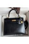 Hermes Kelly Sellier 25 Handmade Bag In Black Box Calfskin Replica