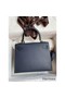 Hermes Kelly Sellier 25 Handmade Bag In Blue Indigo Epsom Calfskin Replica