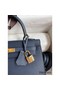 Hermes Kelly Sellier 25 Handmade Bag In Blue Indigo Epsom Calfskin Replica