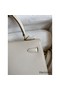 Hermes Kelly Sellier 25 Handmade Bag In Craie Epsom Calfskin Replica