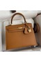 Hermes Kelly Sellier 25 Handmade Bag In Gold Epsom Calfskin Replica