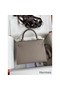Hermes Kelly Sellier 25 Handmade Bag In Gris Asphalt Epsom Calfskin Replica