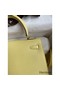 Hermes Kelly Sellier 25 Handmade Bag In Jaune Poussin Epsom Calfskin Replica