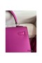 Hermes Kelly Sellier 25 Handmade Bag In Magnolia Epsom Calfskin Replica