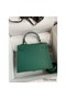 Hermes Kelly Sellier 25 Handmade Bag In Malachite Epsom Calfskin Replica