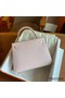 Hermes Kelly Sellier 25 Handmade Bag In Mauve Pale Epsom Calfskin Replica